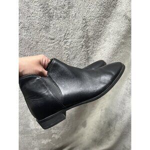 Michael Kors Women’s 7.5M Black Leather Posh Dressy Ankle Boots Short Bootie